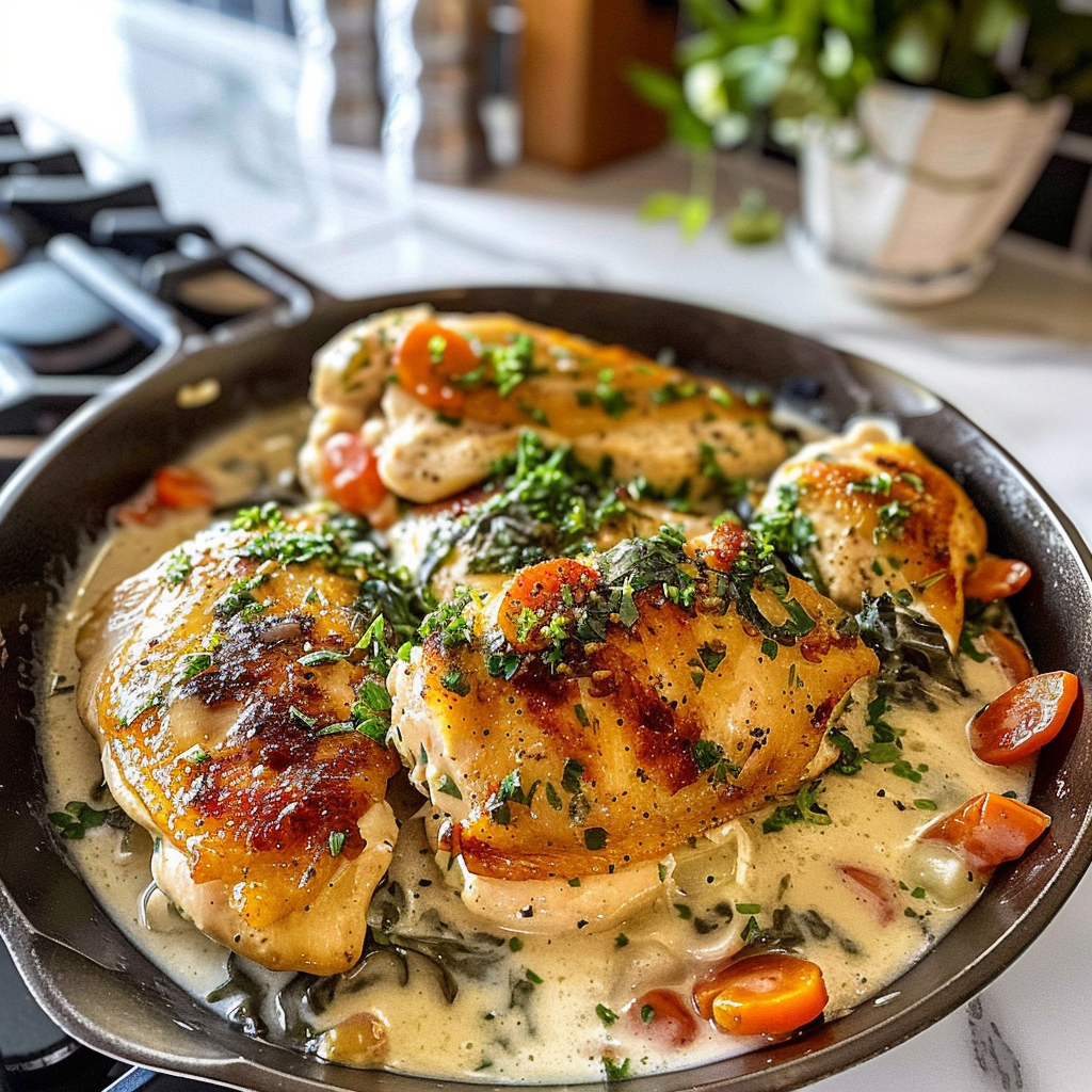 Creamy Tuscan Chicken Dish
