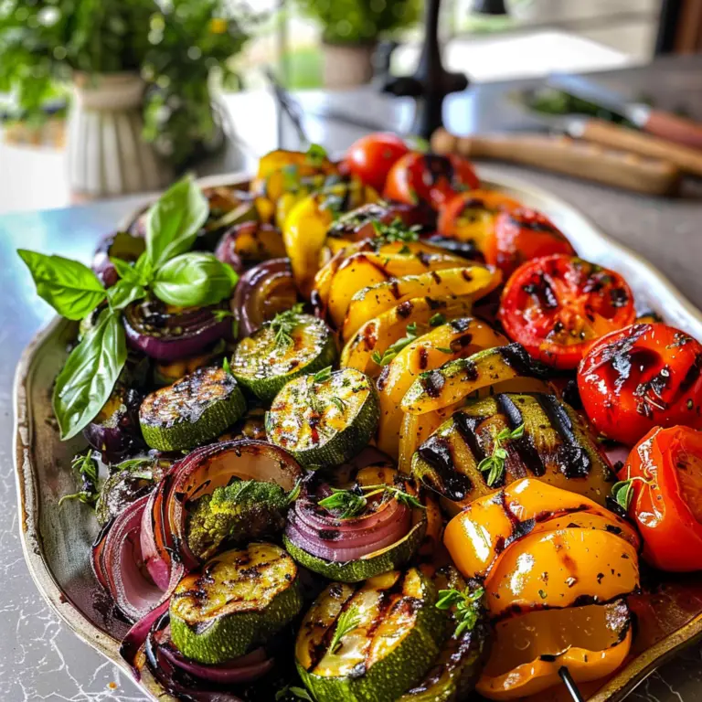Grilled Vegetable Platter for Memorial Day