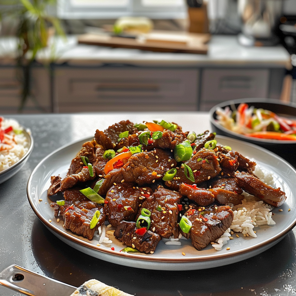 Mouthwatering Beef Bulgogi Dish