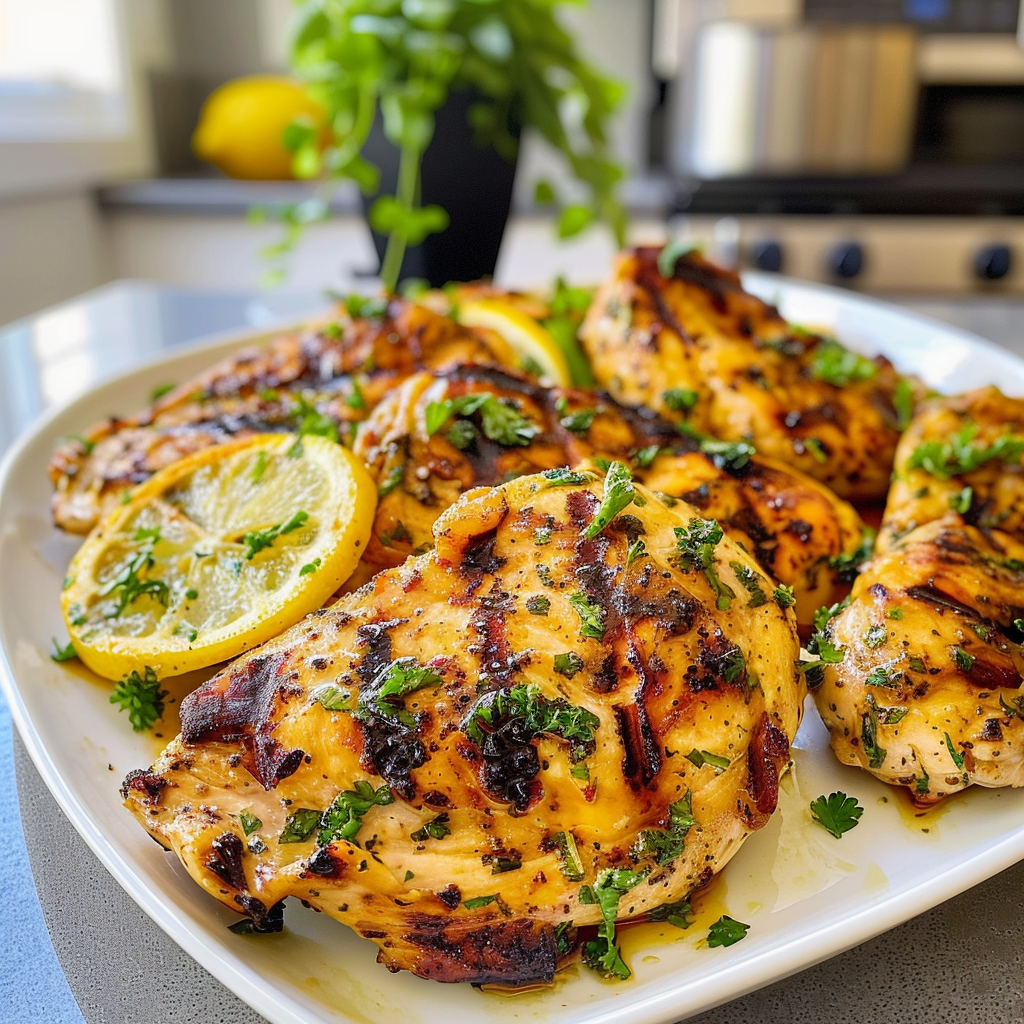 Grilled Lemon Herb Chicken
