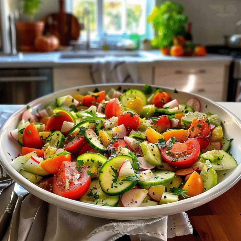 Cucumber Tomato Salad for Memorial Day