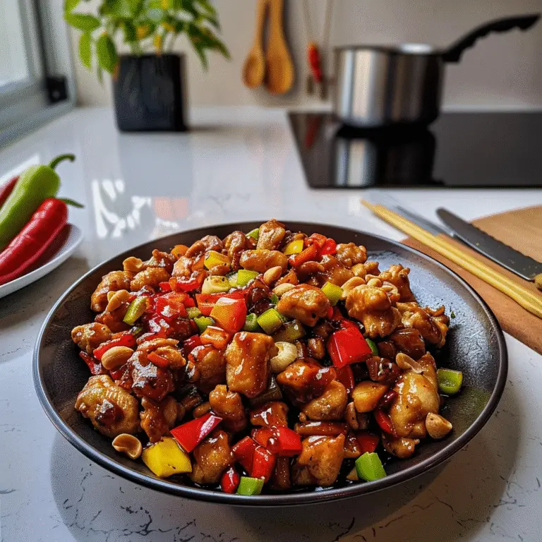 Delicious Kung Pao Chicken Dish