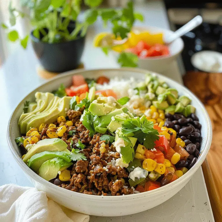 Beef Burrito Bowls