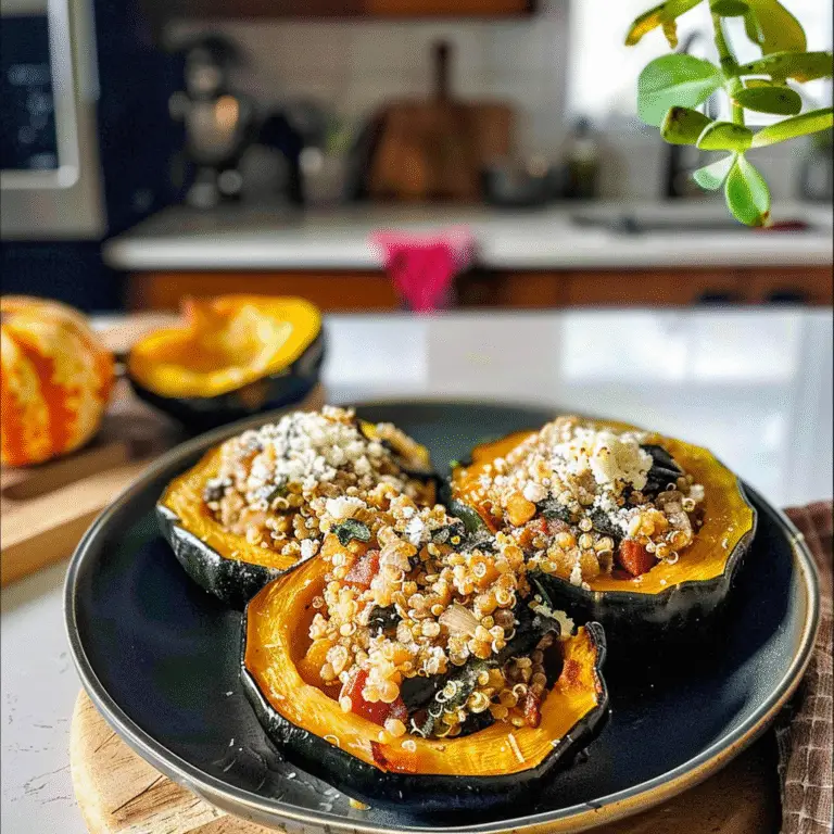Quinoa Stuffed Acorn Squash