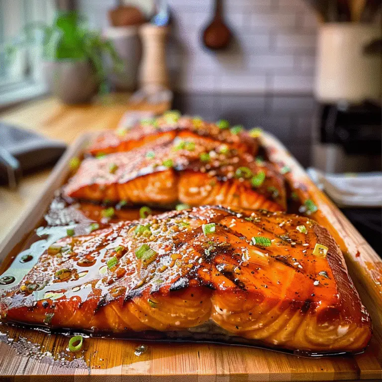 Grilled Cedar Plank Salmon