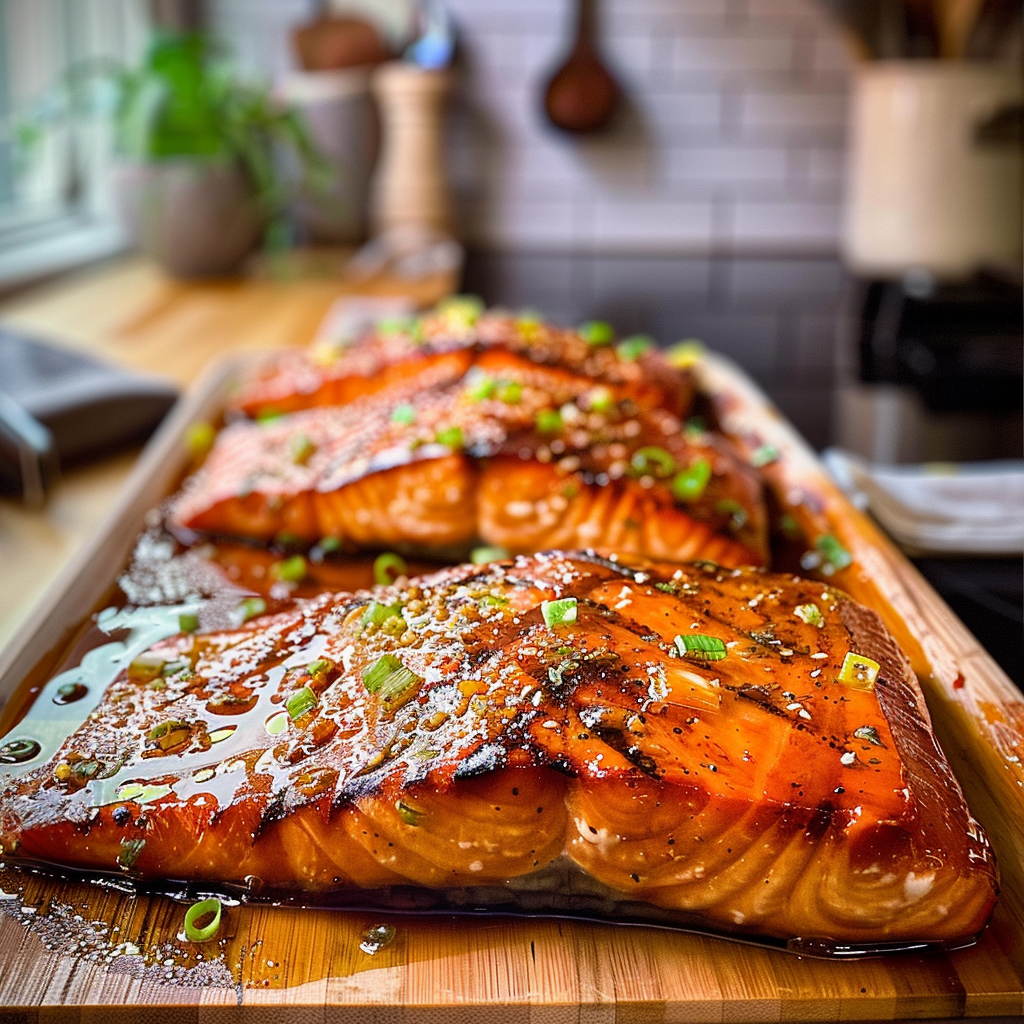 Grilled Cedar Plank Salmon