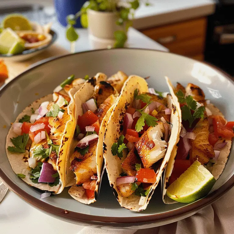 Grilled Fish Tacos for Memorial Day