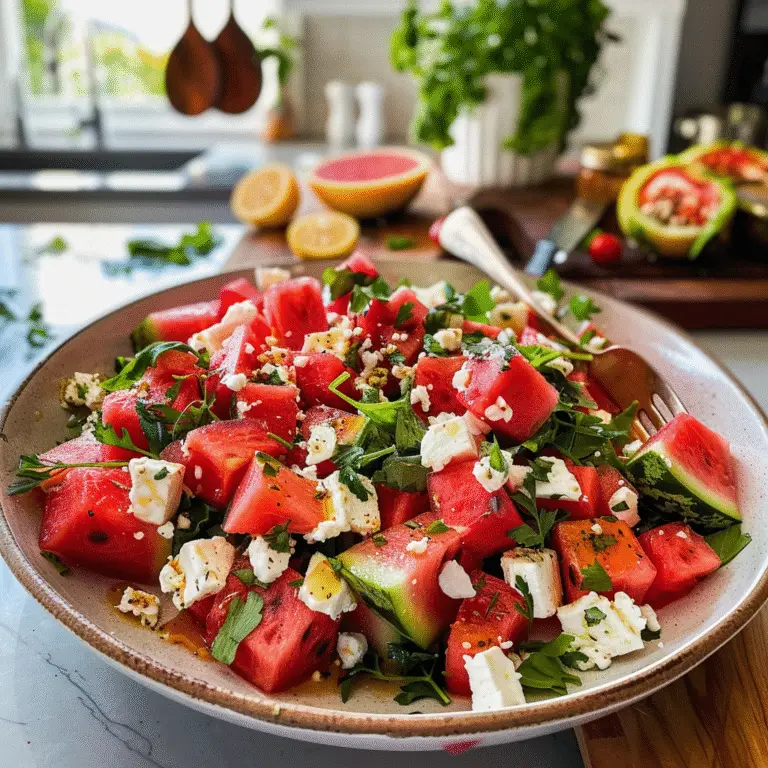 Summer Watermelon Feta Salad