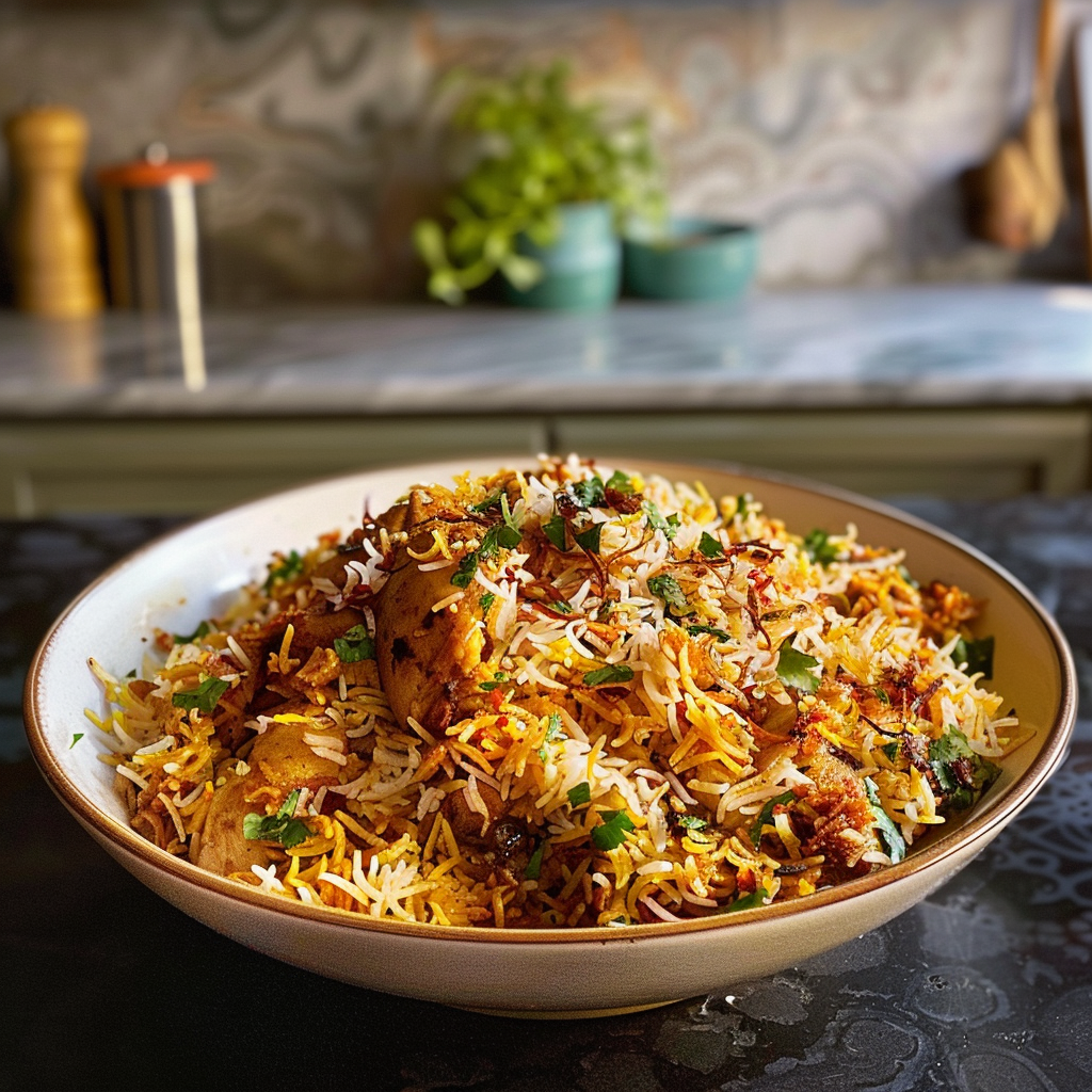 Chicken Biryani Dish