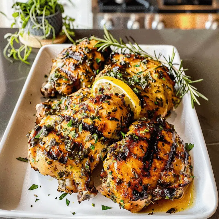 Grilled Lemon Herb Chicken
