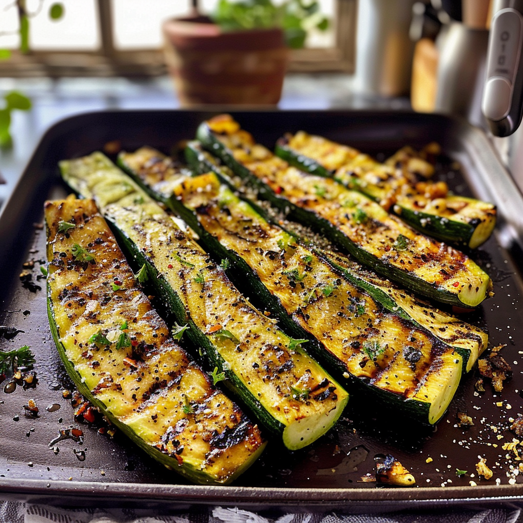 Grilled Zucchini for Memorial Day