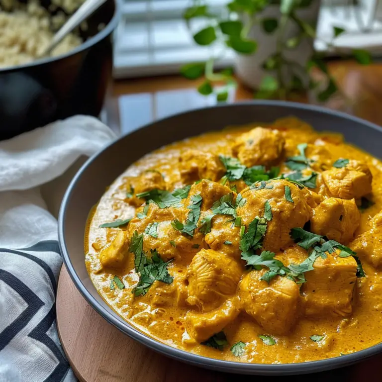 Chicken Korma Dish