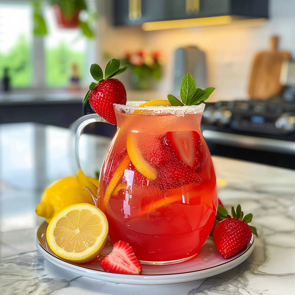 Memorial Day Strawberry Lemonade