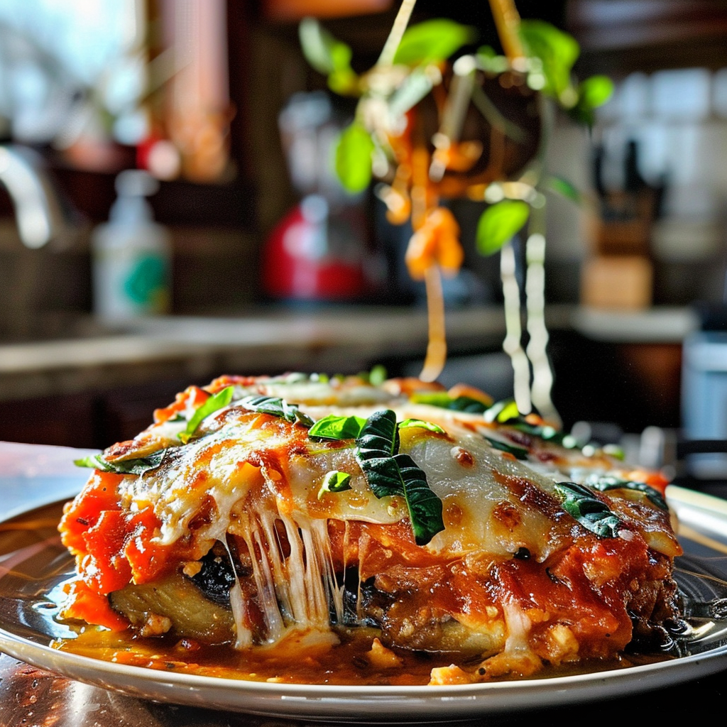 Eggplant Parmesan Dish