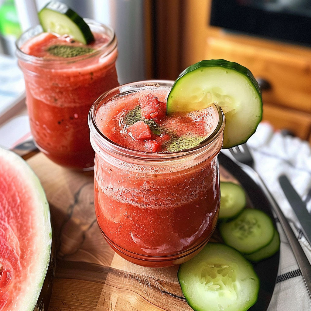 Watermelon Cucumber Smoothie