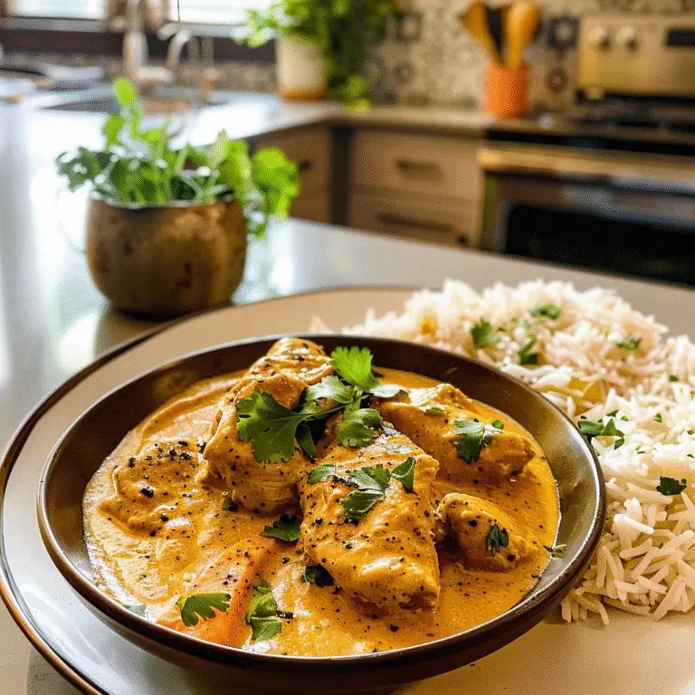 Chicken Korma Dish