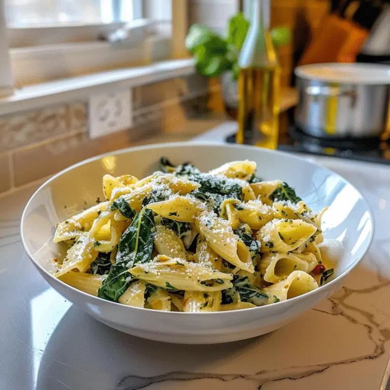 Spinach Artichoke Pasta Dish