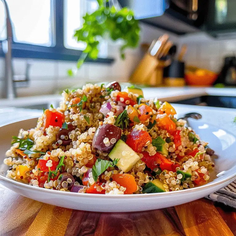 Mediterranean Quinoa Bowl