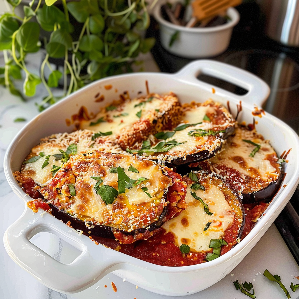 Eggplant Parmesan Dish