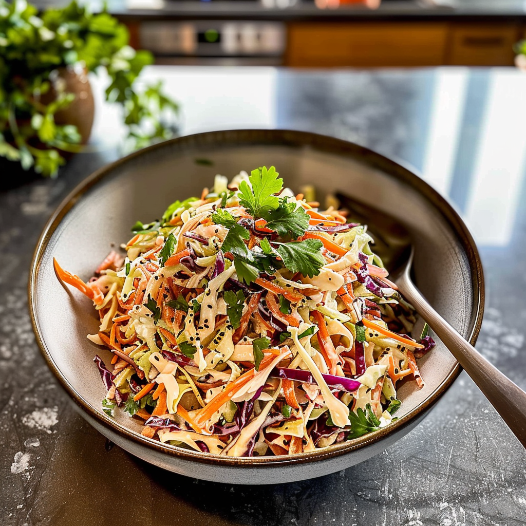 Classic Coleslaw with Greek Yogurt Dressing