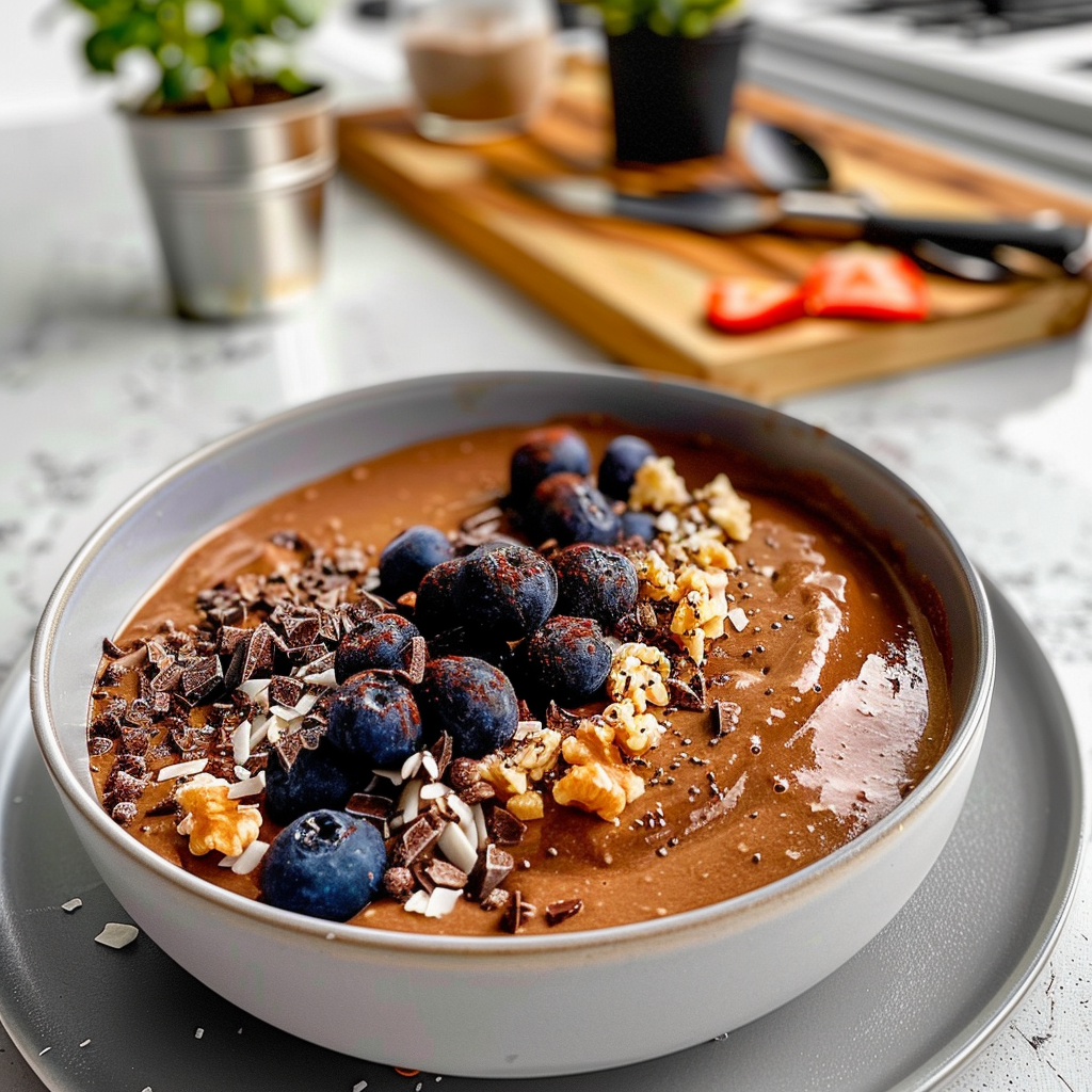 Chocolate Protein Smoothie Bowl