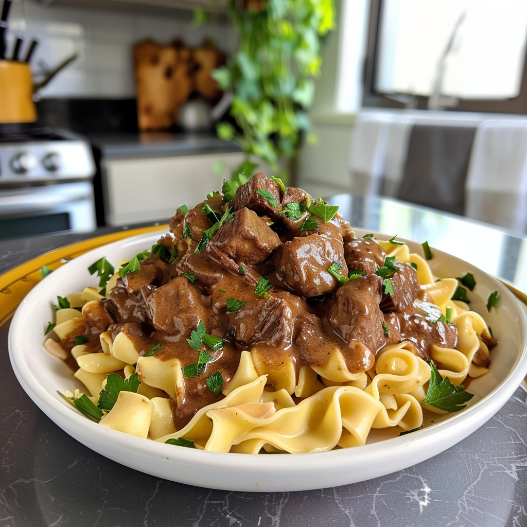 Beef Stroganoff Dish