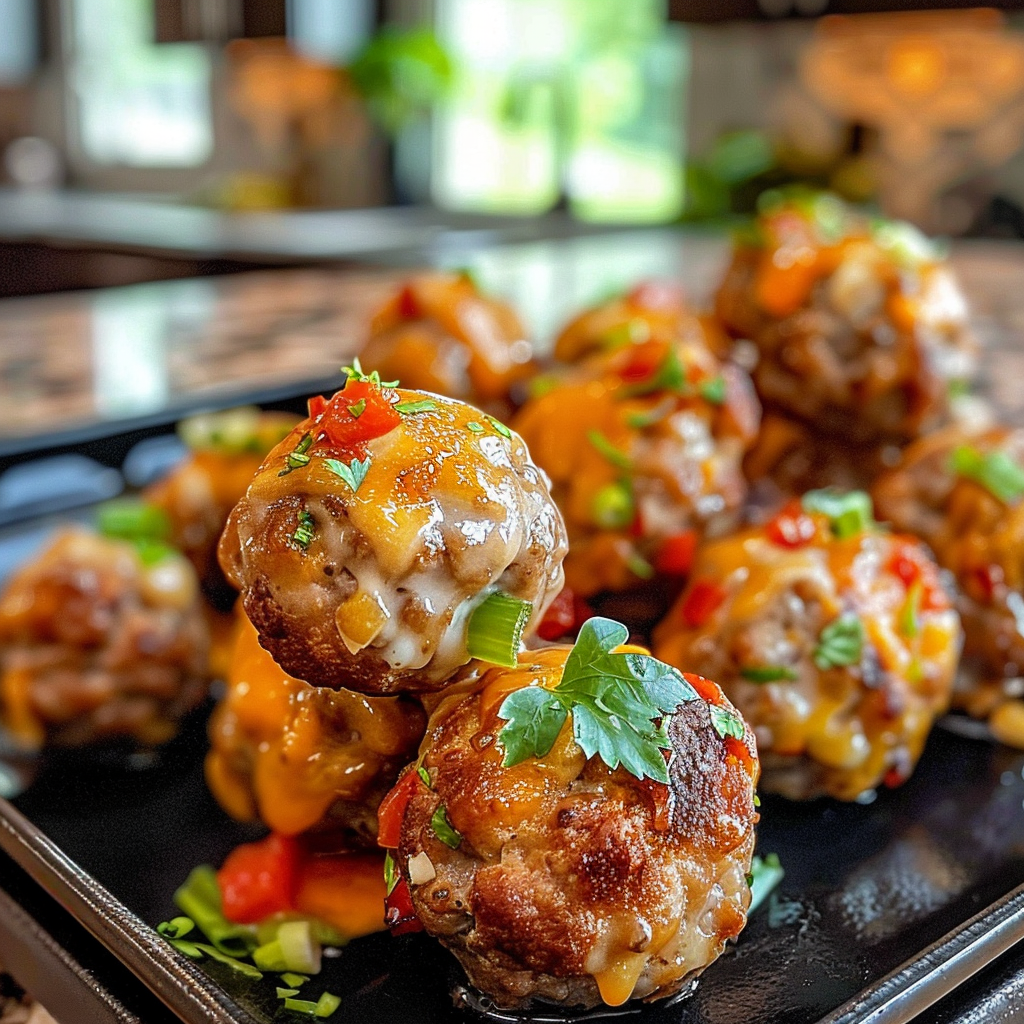 Rotel Cream Cheese Sausage Balls Delicious Appetizer