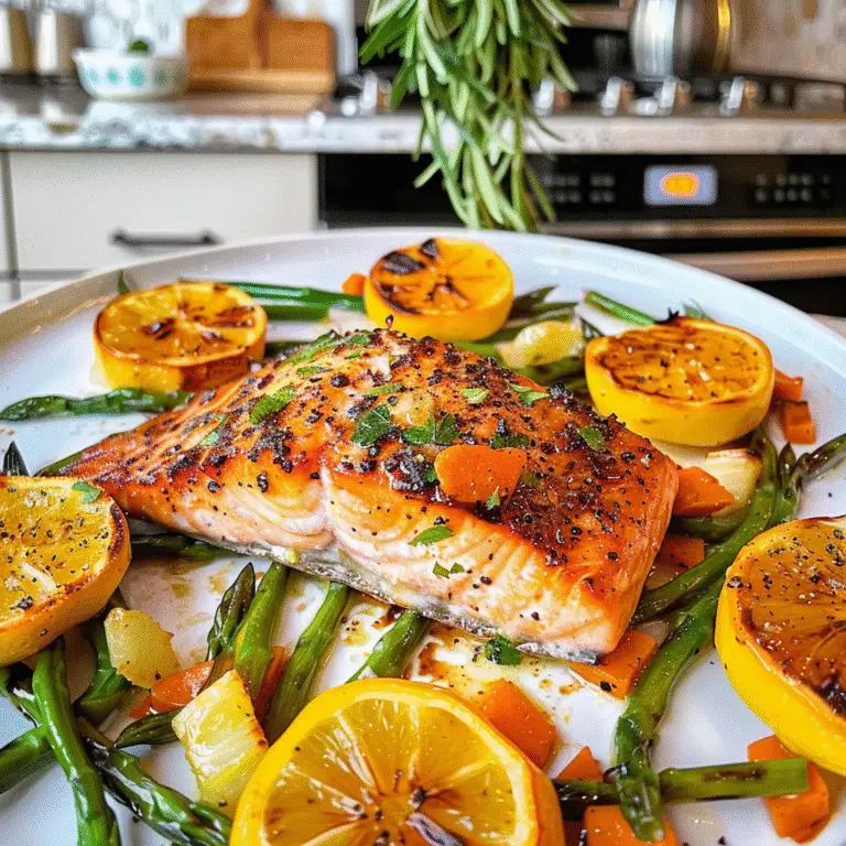 Butter Garlic Salmon Dish