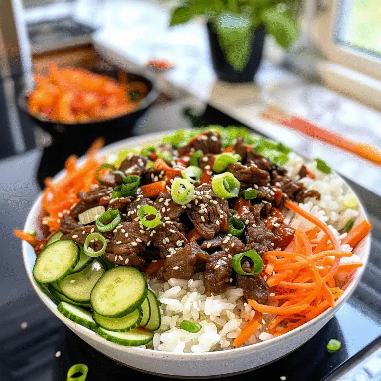 Korean Beef Bowls Deliciousness