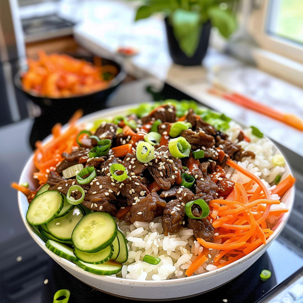 Korean Beef Bowls Deliciousness