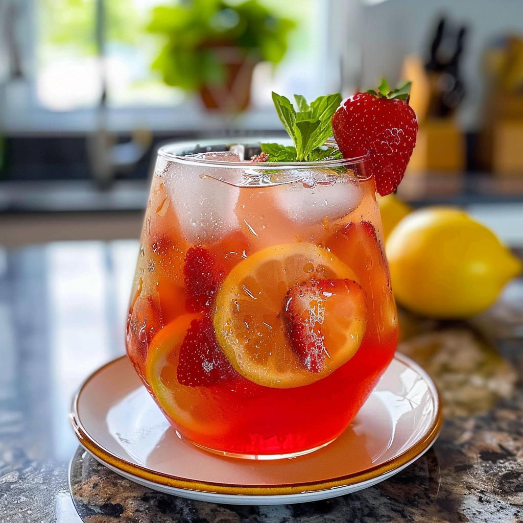 Strawberry Lemonade for Memorial Day