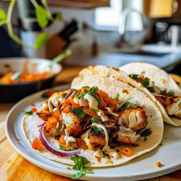Grilled Fish Tacos for Memorial Day