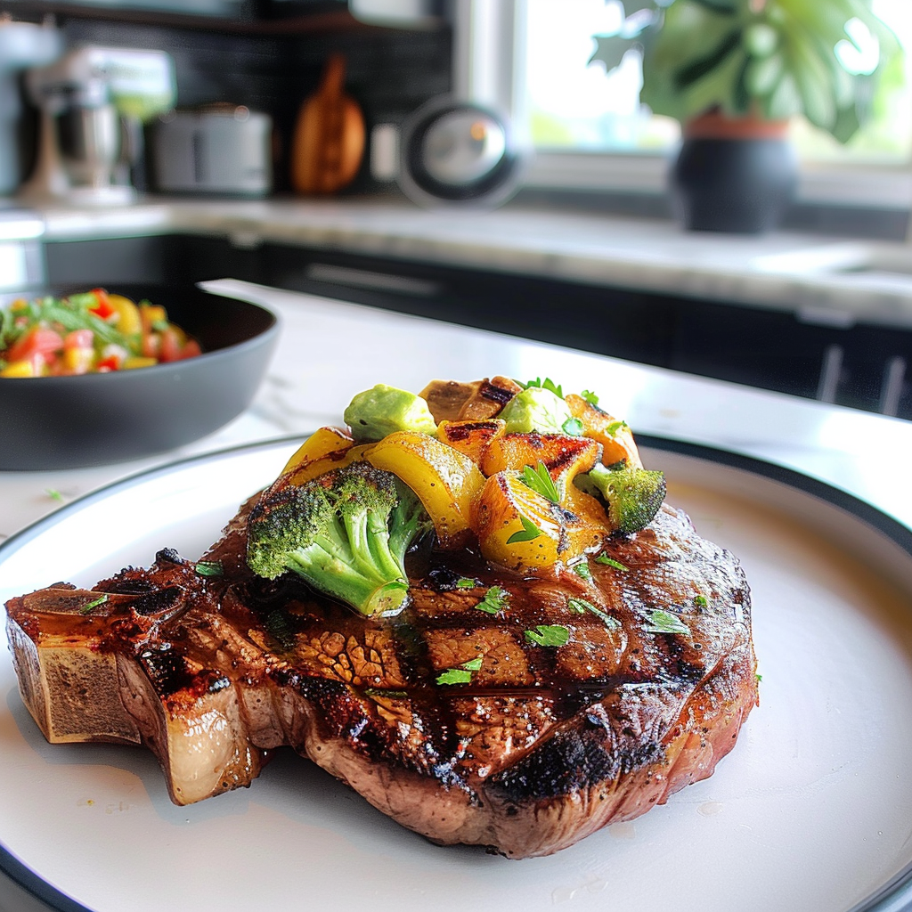 Father's Day Grilled Ribeye Steak