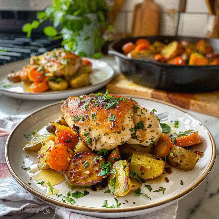 Garlic Herb Chicken with Vegetables