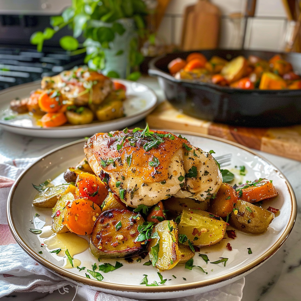 Garlic Herb Chicken with Vegetables