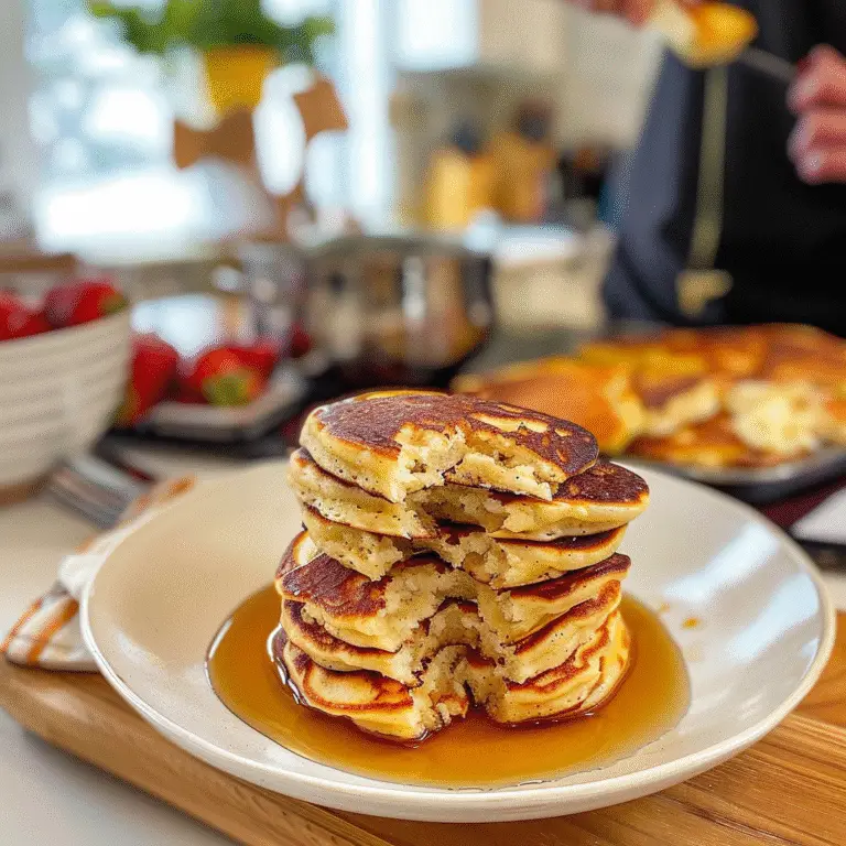 High-Protein Cottage Cheese Pancakes