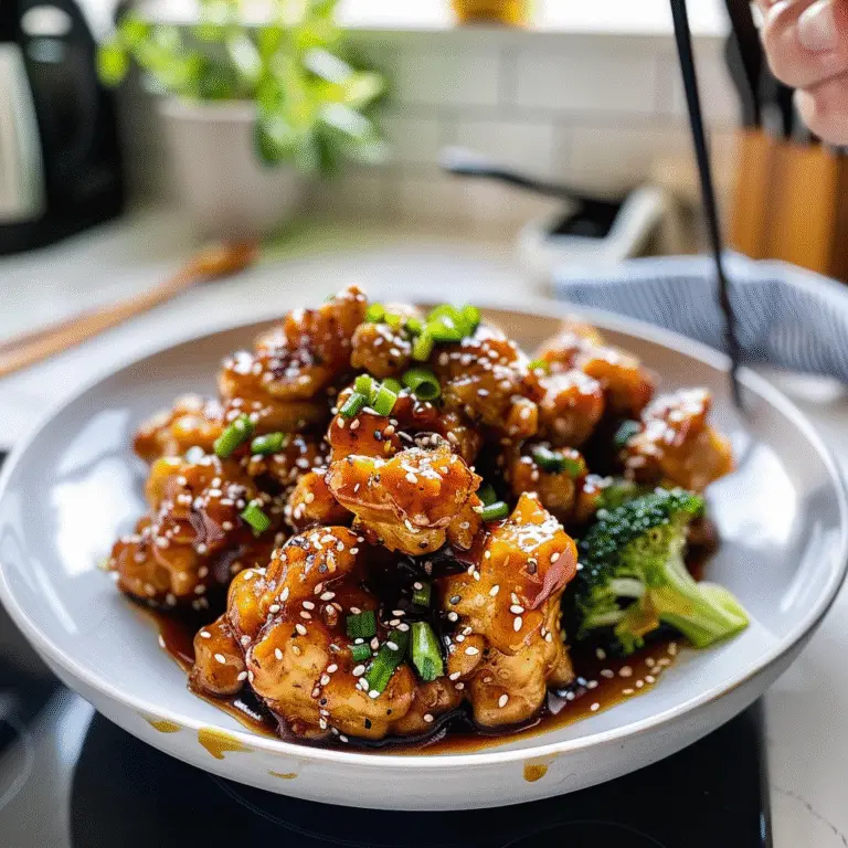 Honey Sesame Chicken Dish