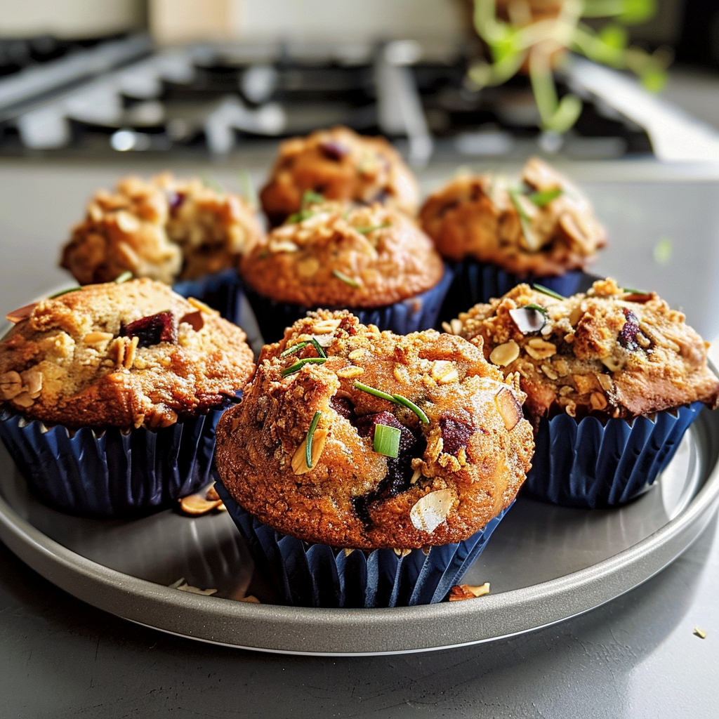 Savory Breakfast Muffins Freshly Baked