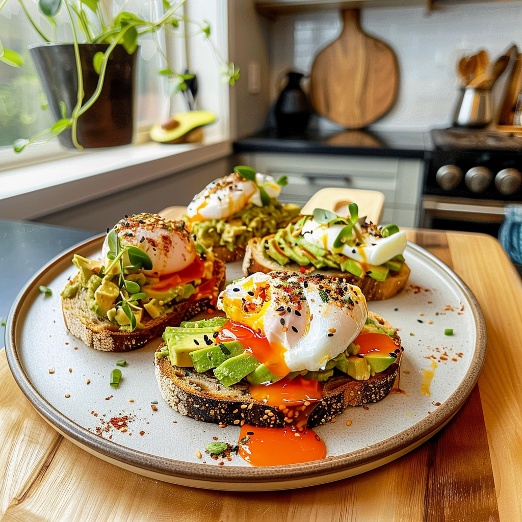Avocado Toast with Poached Egg