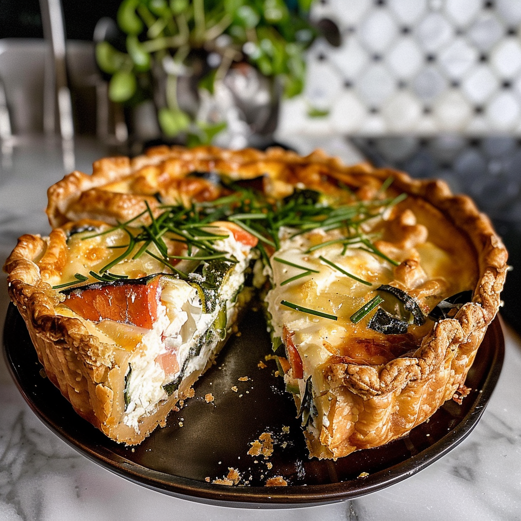 Fresh Spring Vegetable Quiche