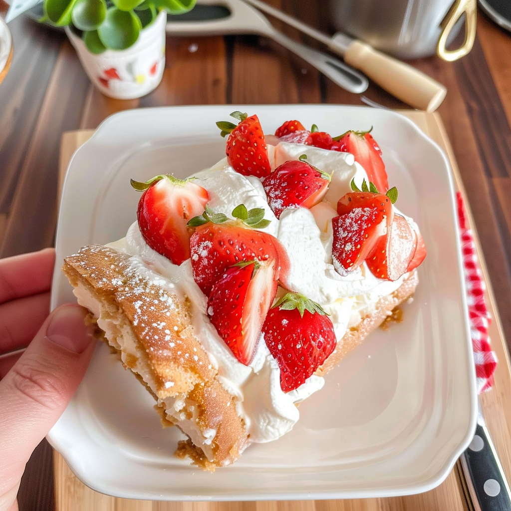 Strawberry Shortcake Cheesecake Rolls