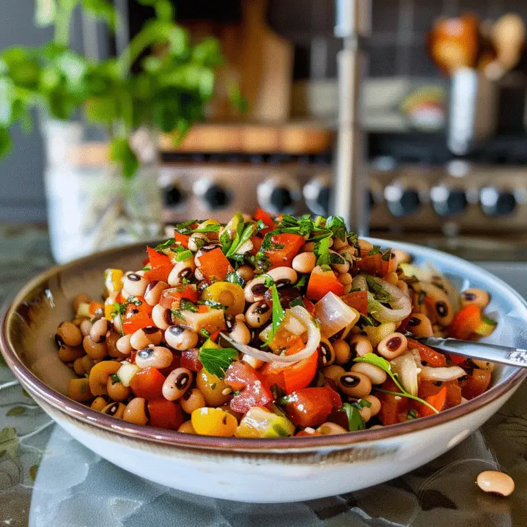 Black-Eyed Pea Salad Dish