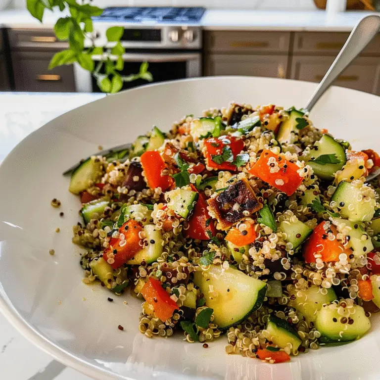 Colorful Roasted Vegetable Quinoa Salad