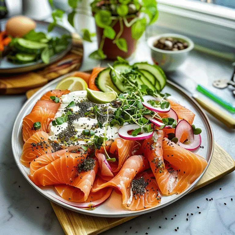 Smoked Salmon Breakfast Platter