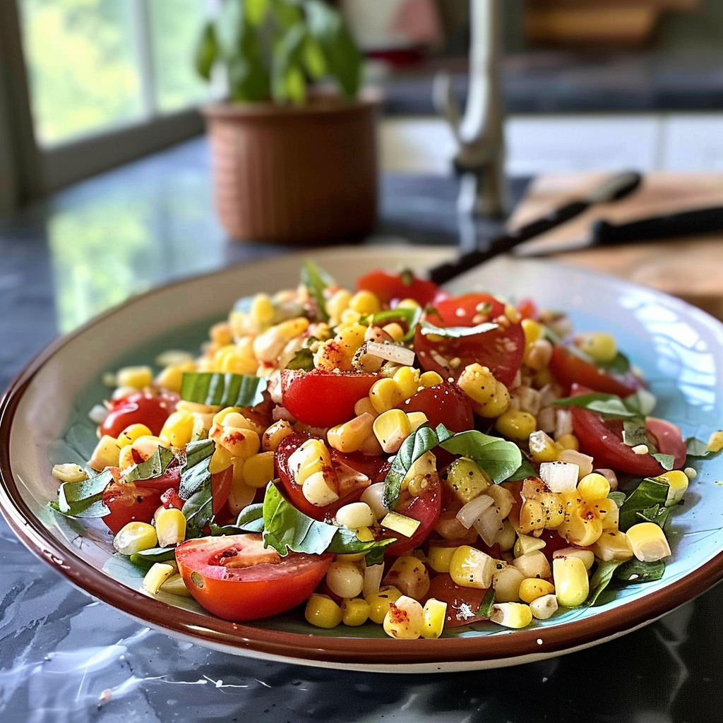 Summer Corn Tomato Salad