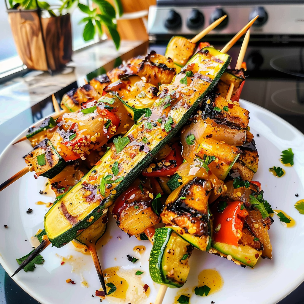 Grilled Zucchini for Memorial Day