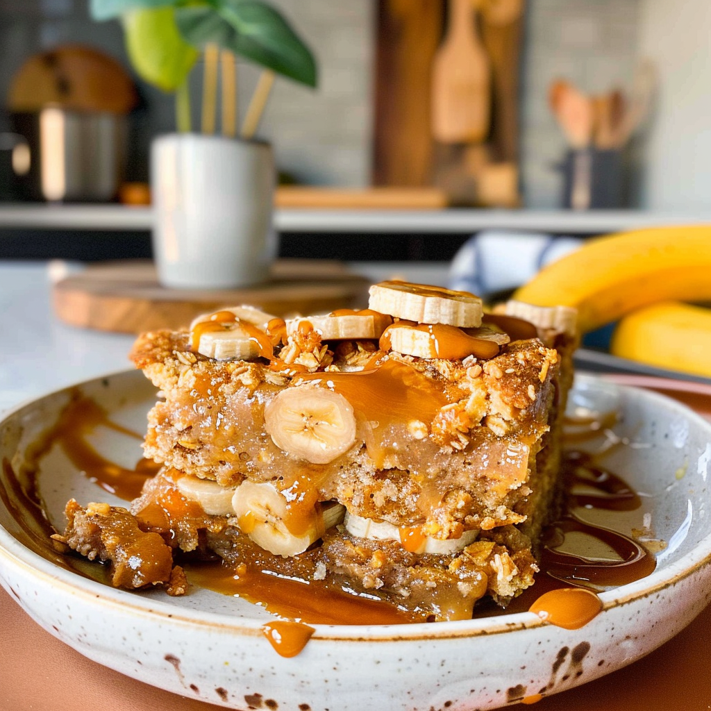 Peanut Butter Banana Breakfast Bake