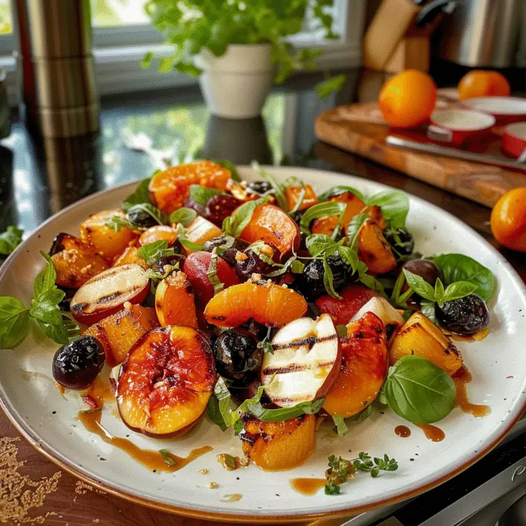 Grilled Stone Fruit Salad