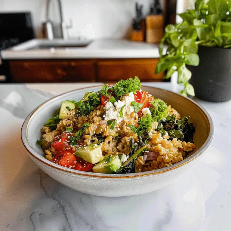 Savory Steel Cut Oats Dish