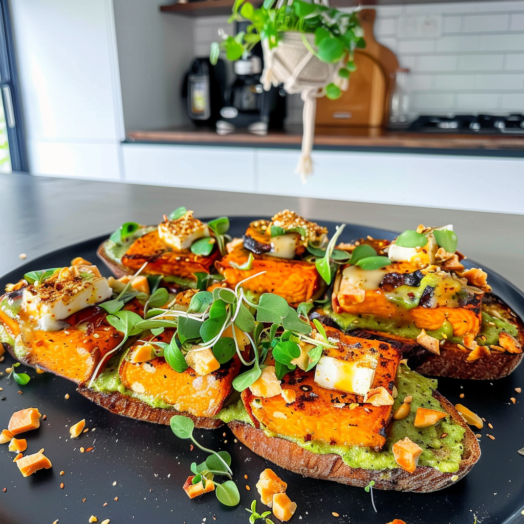 Breakfast Sweet Potato Toast